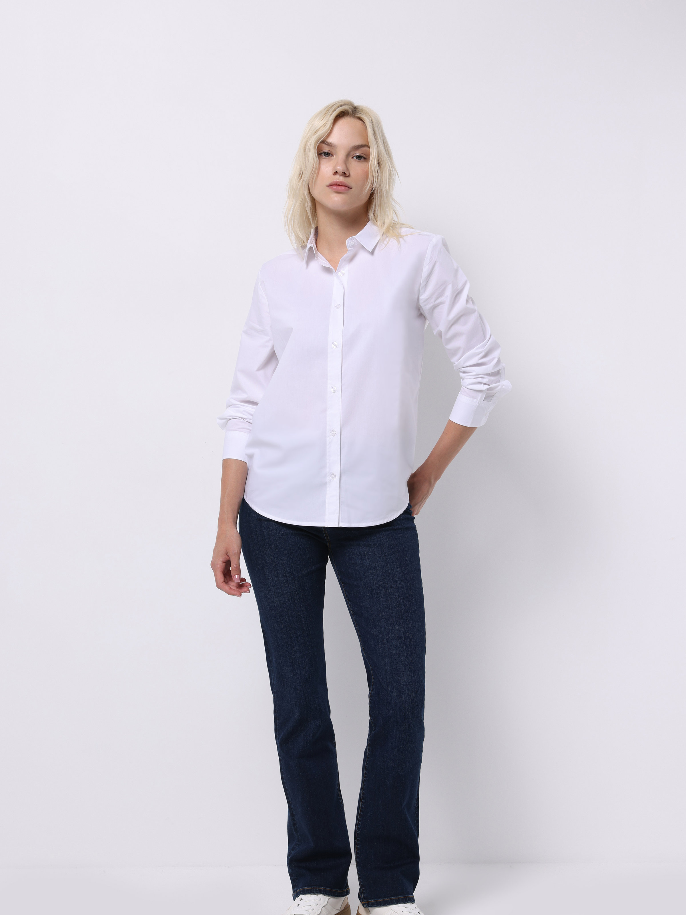 Жіночі Прямі джинси Colin’s  (CL1076744_Q1.V1_DN02804) колір синій, матеріал комбінований верх
