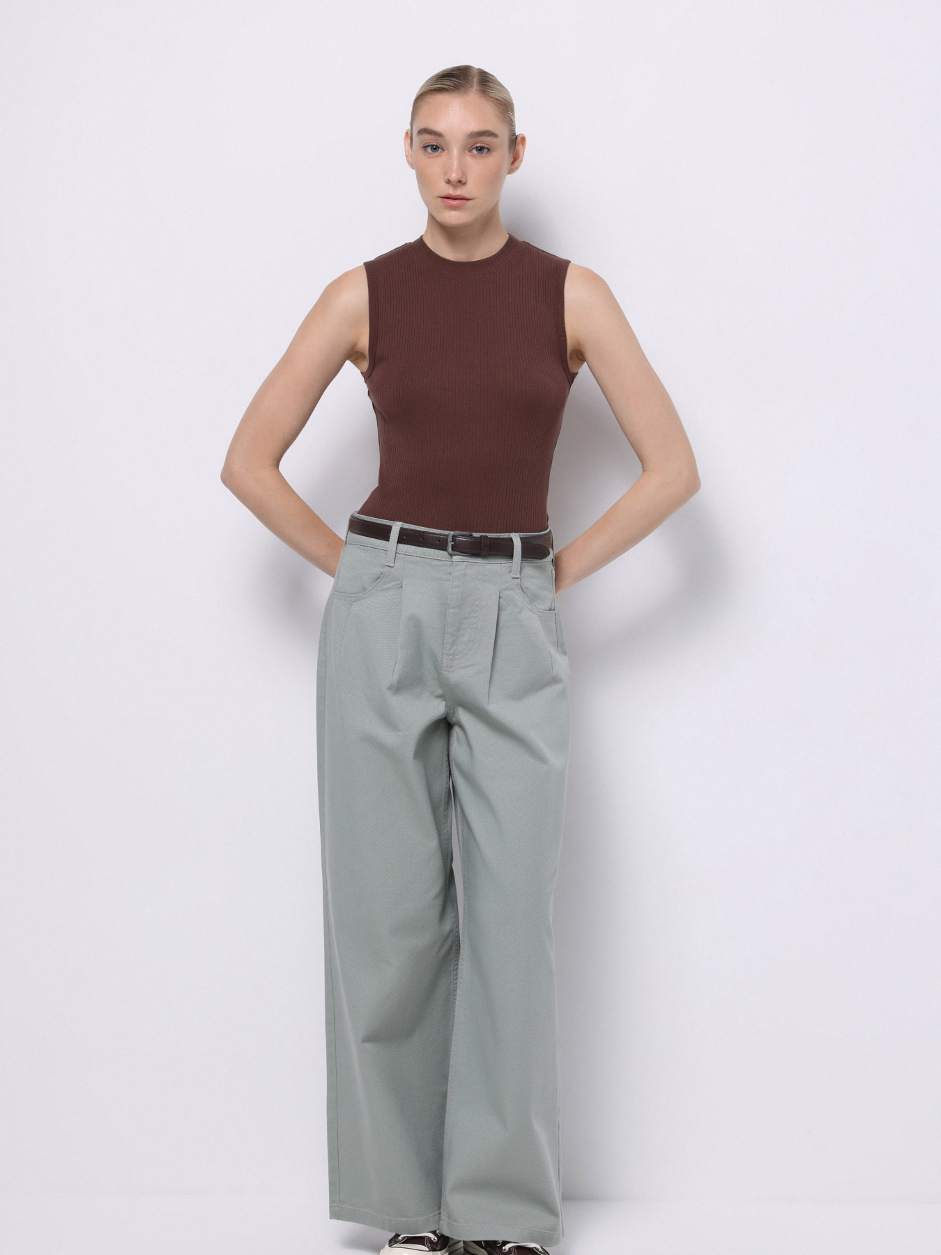 Брюки Жіночі Зелені  Cl1070949 модель CL1070949_Q1.V1_SAG Фото