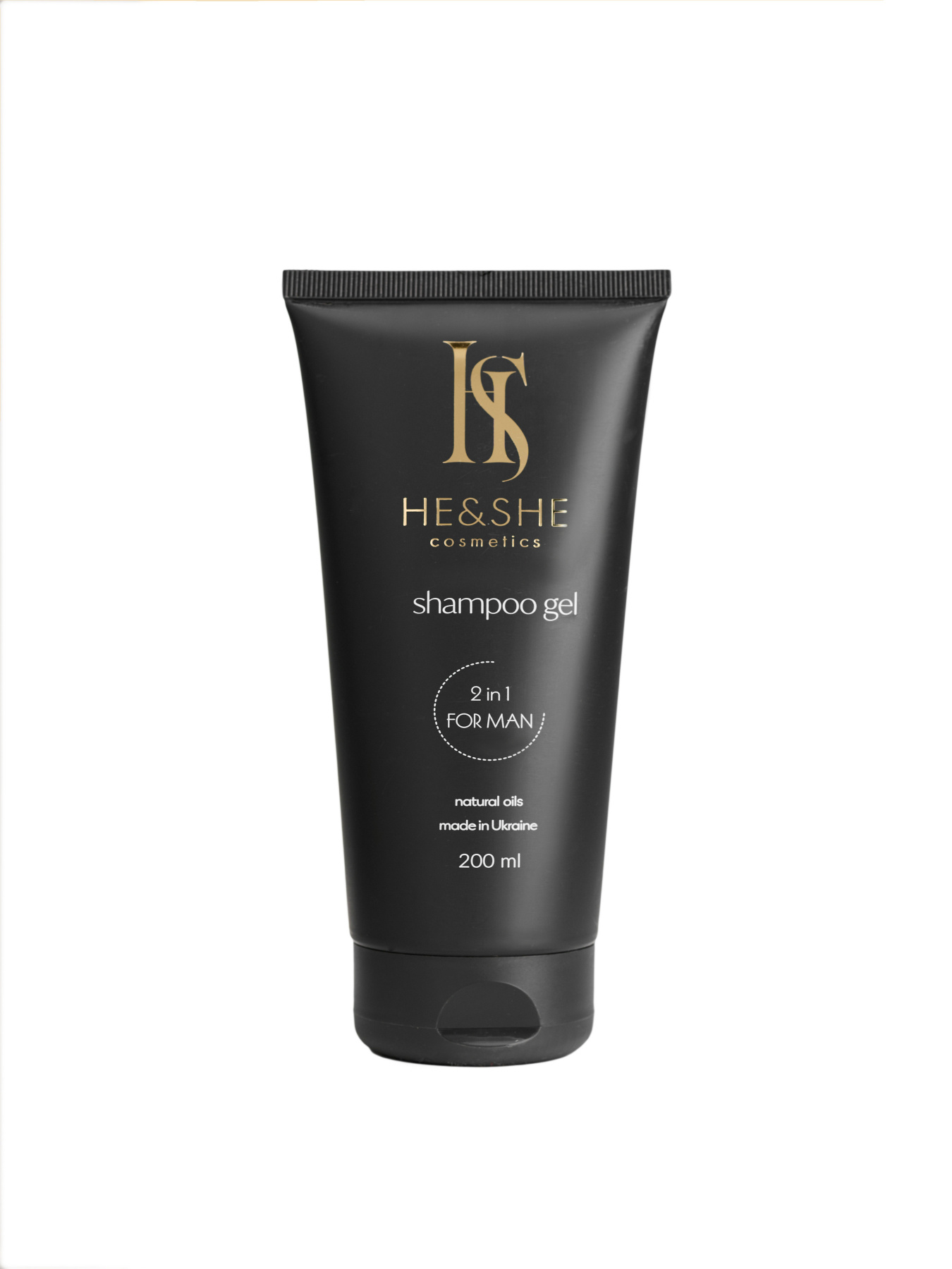 Мужской шампунь-гель 2в1 He&She COSMETICS 200 мл модель 01-0010 Фото