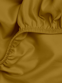 Простынь на резинке сатин CURCUMA Cosas модель 23Satin_Curcuma_60x120x12 Фото