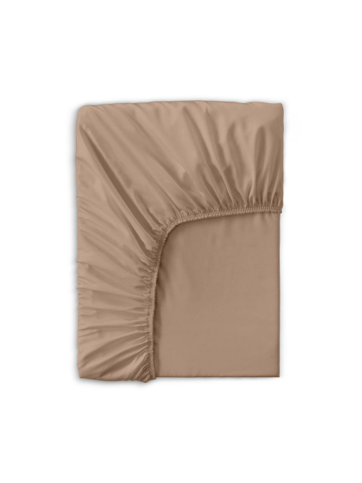 Простынь на резинке сатин SAND Cosas модель 27Satin_Sand_60x120x12 Фото