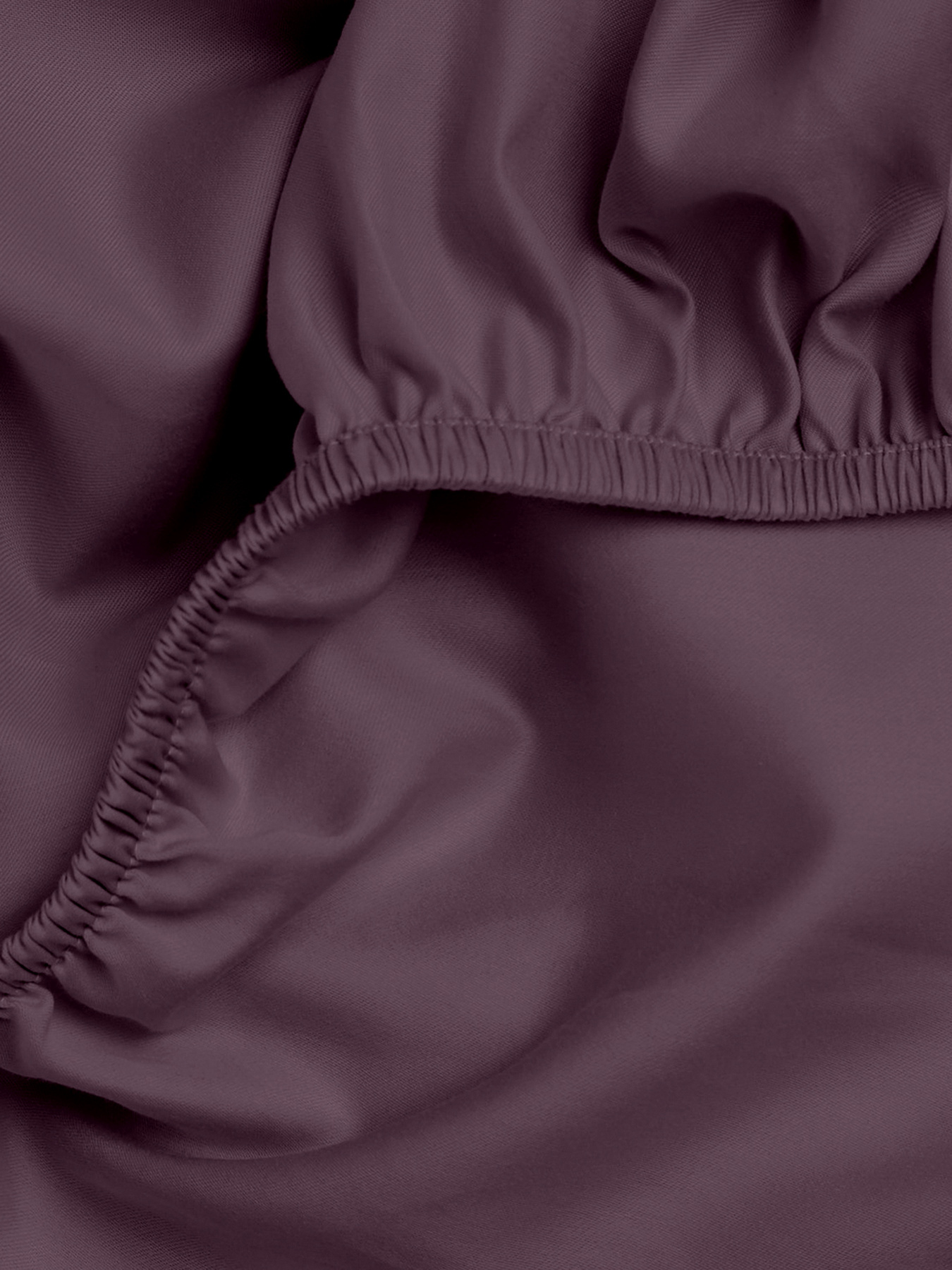 Простирадло на резинці сатин PLUM Cosas модель 32Satin_Plum_60x120x12 Фото