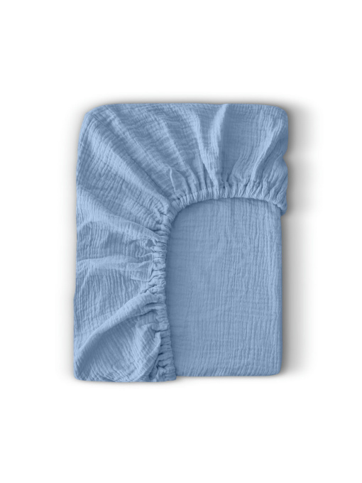 Простирадло на резинці муслін MAYA Cosas модель 36MuslinFourLayer_Maya_60x120x12 Фото