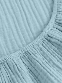 Простынь на резинке муслин PISTACHIO Cosas модель 37MuslinFourLayer_Pistachio_60x120x12 Фото