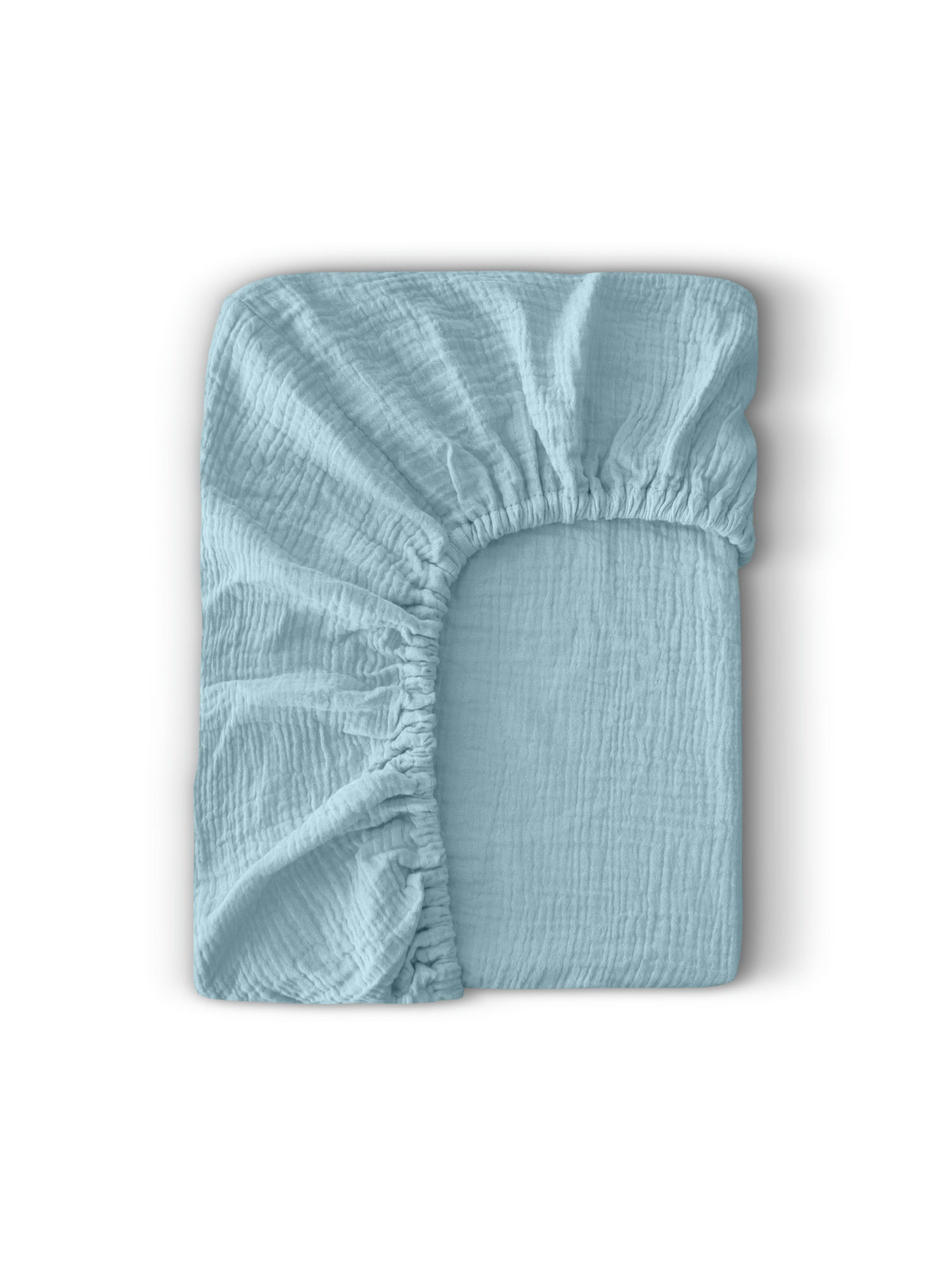 Простынь на резинке муслин PISTACHIO Cosas модель 37MuslinFourLayer_Pistachio_60x120x12 Фото