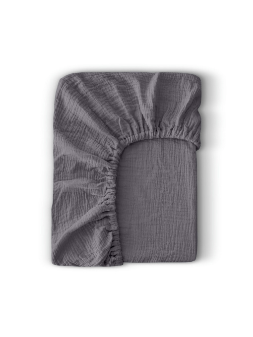 Простынь на резинке муслин SHADOW Cosas модель 38MuslinFourLayer_Shadow_60x120x12 Фото