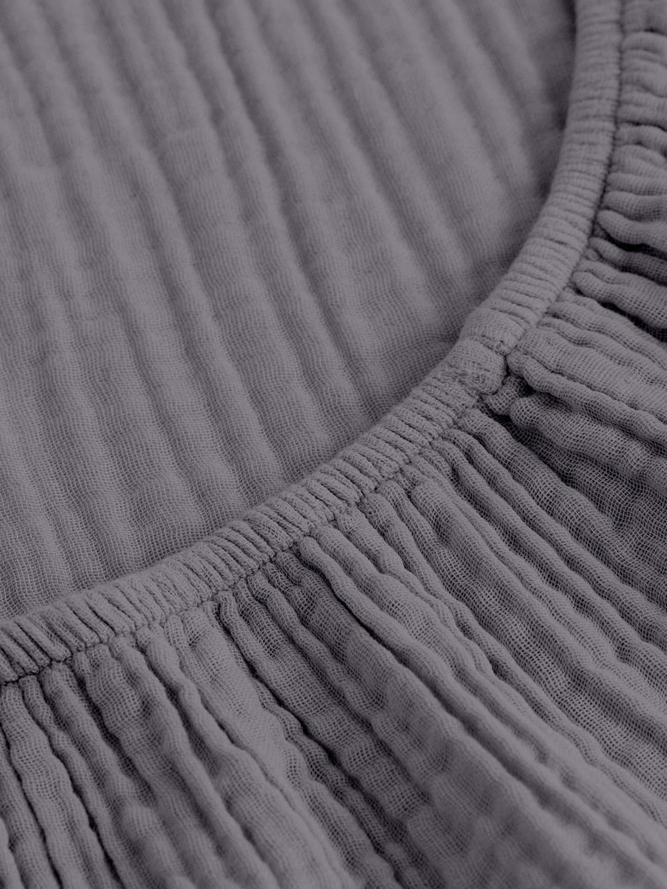 Простынь на резинке муслин SHADOW Cosas модель 38MuslinFourLayer_Shadow_60x120x12 Фото