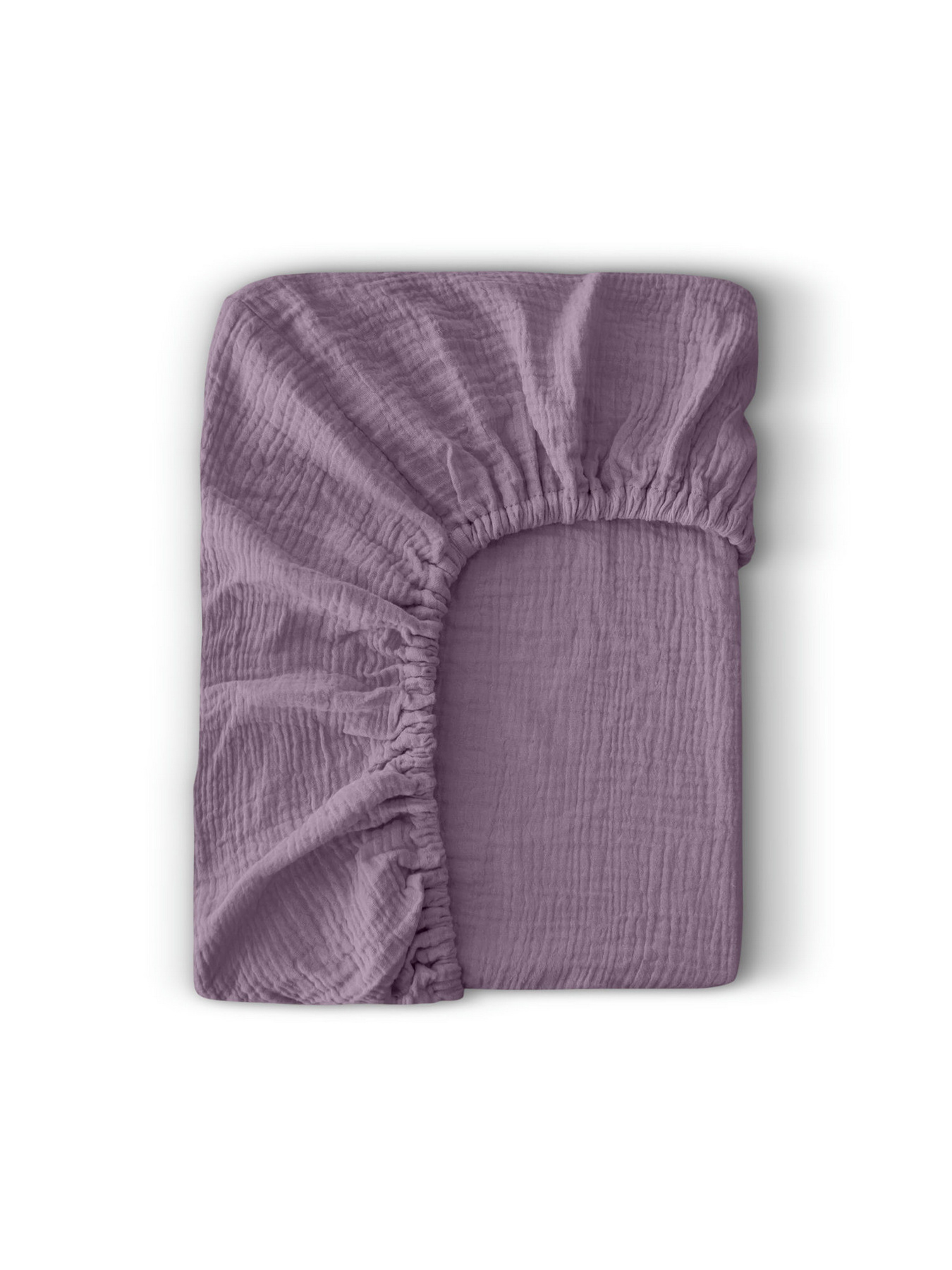 Простирадло на резинці муслін LAVANDER Cosas модель 42MuslinFourLayer_Lavander_60x120x12 Простирадло на резинці муслін LAVANDER Cosas модель 42MuslinFourLayer_Lavander_60x120x12 Фото