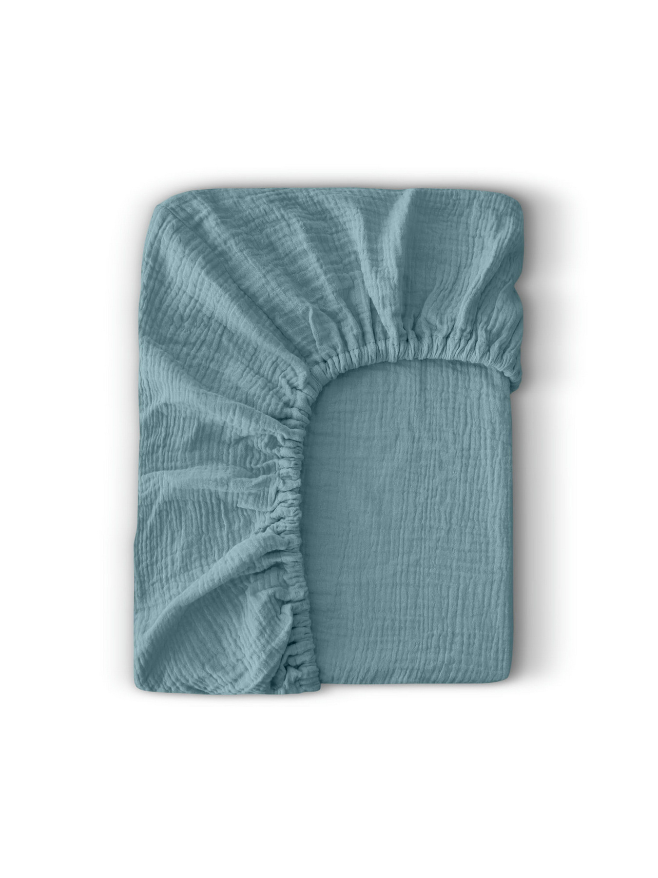 Простынь на резинке муслин AGAVE Cosas модель 43MuslinFourLayer_Agave_60x120x12 Фото