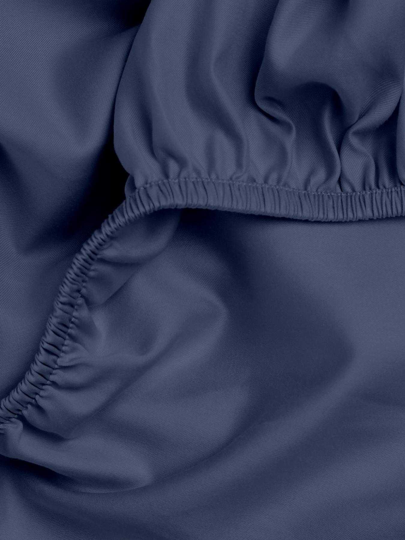 Простынь на резинке сатин INDIGO Cosas модель 65Satin_Indigo_60x120x12 Фото