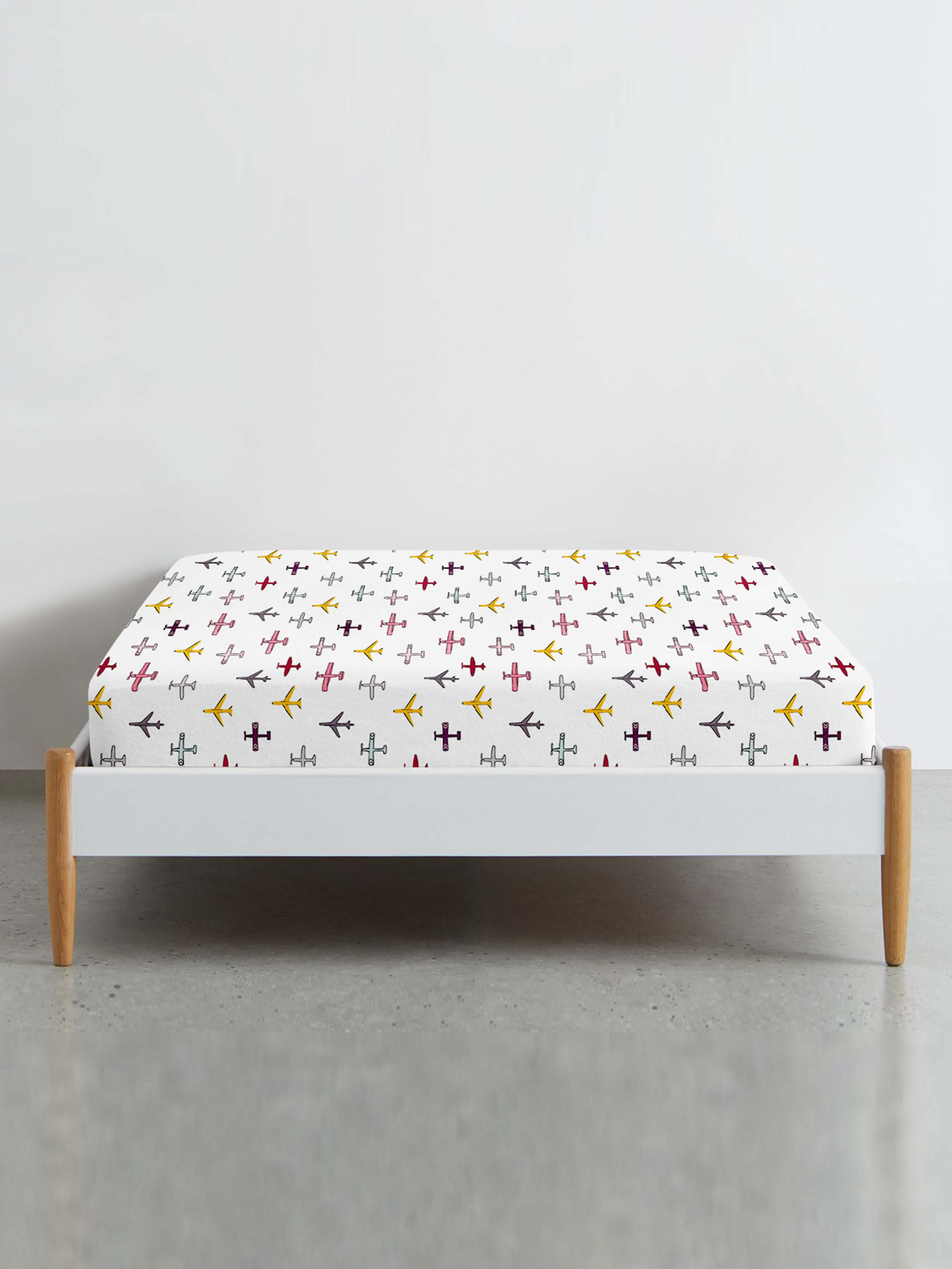 Простирадло на резинці ранфорс AIRPLANE COLOR Cosas модель AirplaneColor_120 Фото