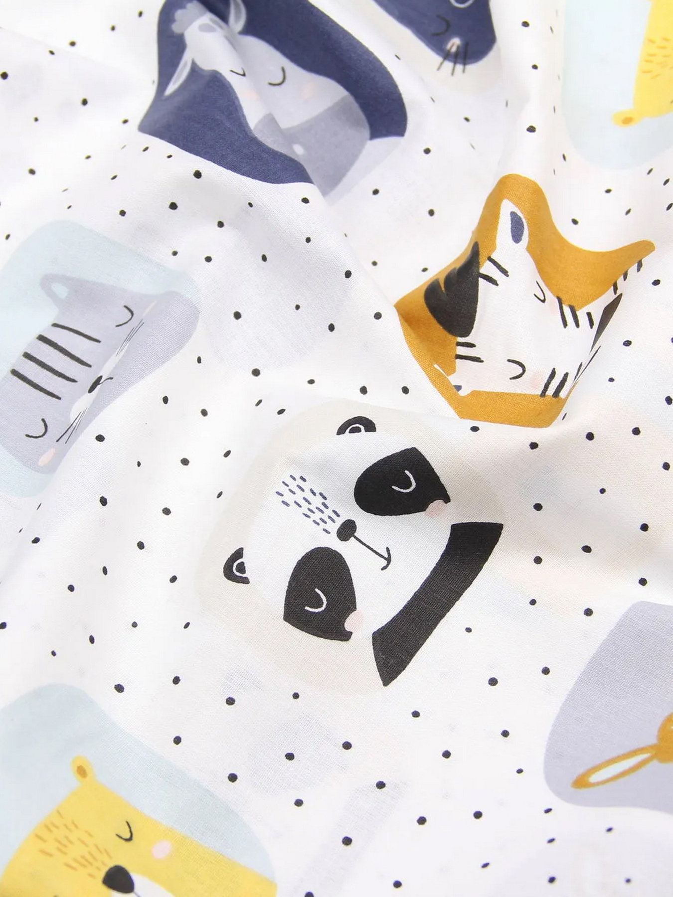 Простирадло на резинці ранфорс COLOR ANIMALS Cosas модель AnimalsColor_120 Фото