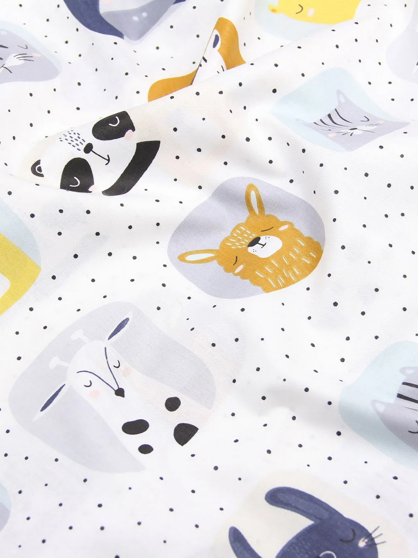 Простирадло на резинці ранфорс COLOR ANIMALS Cosas модель AnimalsColor_120 Фото