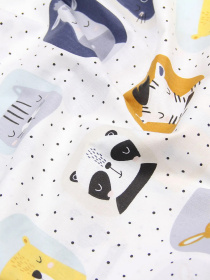 Простирадло на резинці ранфорс COLOR ANIMALS Cosas модель AnimalsColor_120 Фото