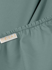 Простынь на резинке ранфорс AGAVE Cosas модель Ashmint104_120x200x20 Фото