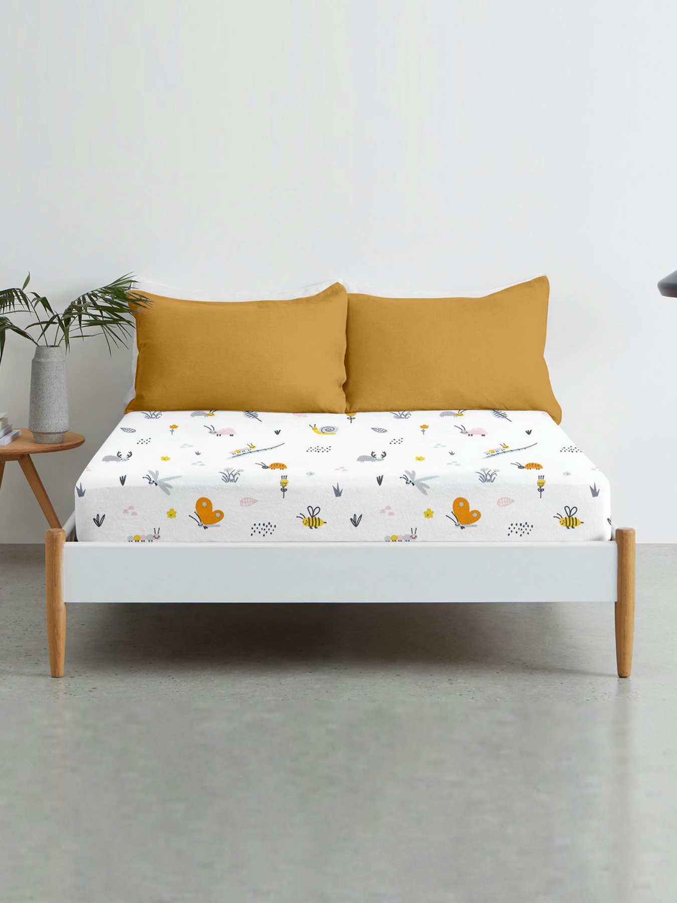 Простынь на резинке ранфорс BEES Cosas модель Bees_120 Простынь на резинке ранфорс BEES Cosas модель Bees_120 Фото