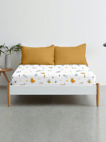 Простынь на резинке ранфорс BEES Cosas модель Bees_120 Простынь на резинке ранфорс BEES Cosas модель Bees_120 Фото