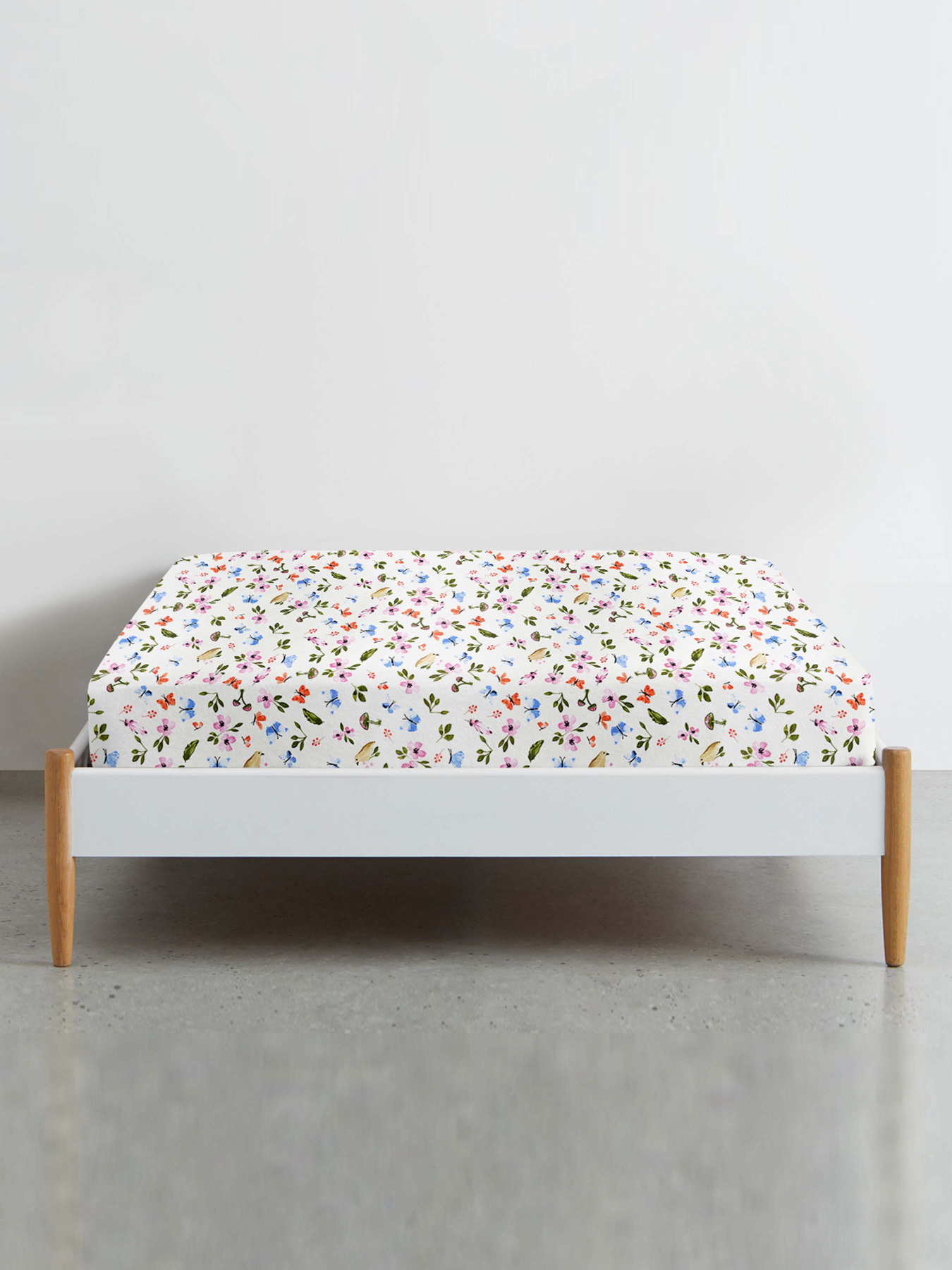 Простынь на резинке ранфорс BIRDS MUSHROOMS Cosas модель BirdsMushrooms_120 Фото