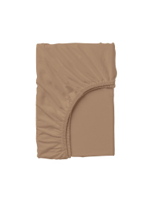 Простирадло на резинці ранфорс RUM Cosas модель Brown14_120x200x20 Фото