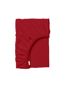 Простирадло на резинці ранфорс BURGUNDY Cosas модель Burgundy80_100x200x20 Фото