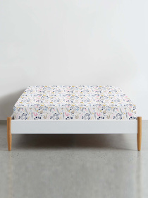 Простирадло на резинці ранфорс FLOWERS Cosas модель BushRose_120 Фото