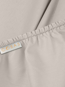 Простынь на резинке ранфорс IVORY Cosas модель Cappuccino_100x200x20 Фото