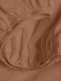 Простынь на резинке ранфорс CARAMEL Cosas модель Caramel13_100x200x20 Фото