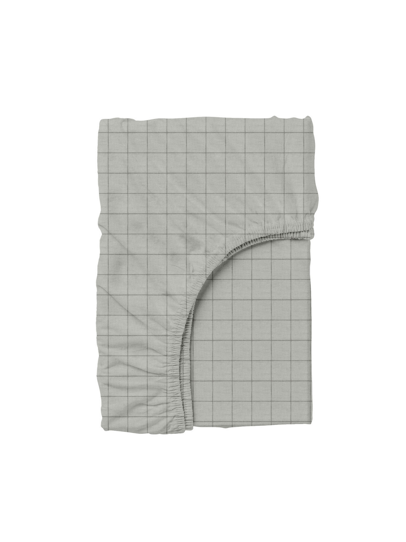 Простынь на резинке ранфорс GREY GEOMETRY Cosas модель CellAshgrey_120 Фото