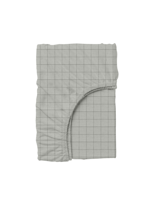 Простынь на резинке ранфорс GREY GEOMETRY Cosas модель CellAshgrey_120 Фото