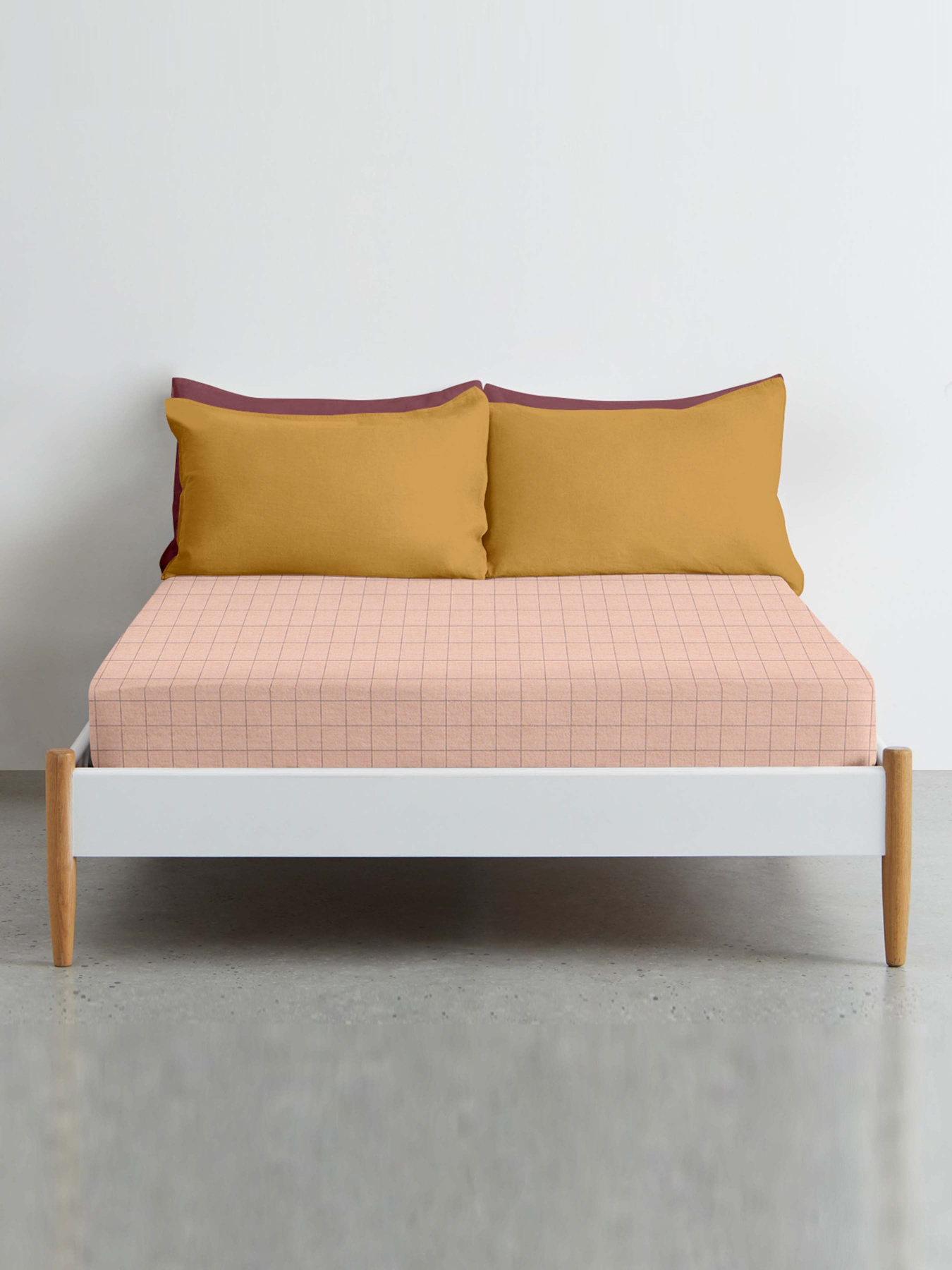 Простирадло на резинці ранфорс ROSE GEOMETRY Cosas модель CellAshrose_120 Фото