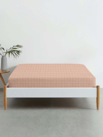 Простирадло на резинці ранфорс ROSE GEOMETRY Cosas модель CellAshrose_120 Фото