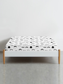 Простынь на резинке ранфорс MUSTACHE Cosas модель ChaplinFashion_120 Простынь на резинке ранфорс MUSTACHE Cosas модель ChaplinFashion_120 Фото