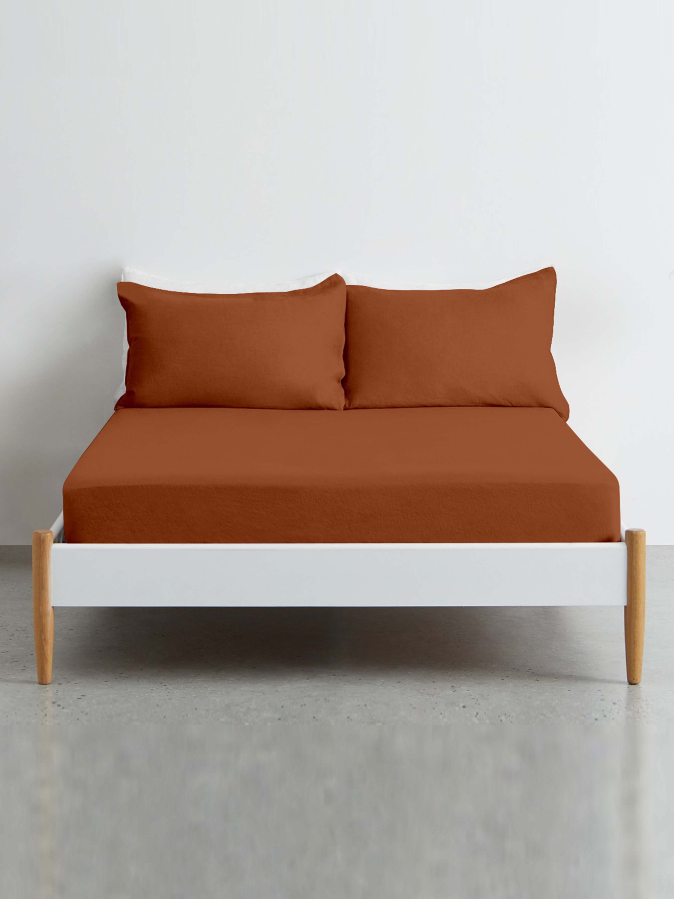 Простынь на резинке ранфорс СINNAMON Cosas модель Cinnamon122_100x200x20 Фото