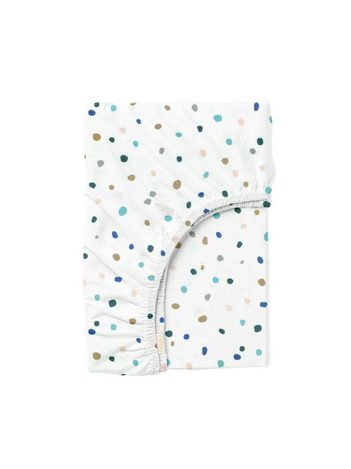 Простирадло на резинці ранфорс COLOR BLOTS Cosas модель ColorBlotsV2_120 Фото