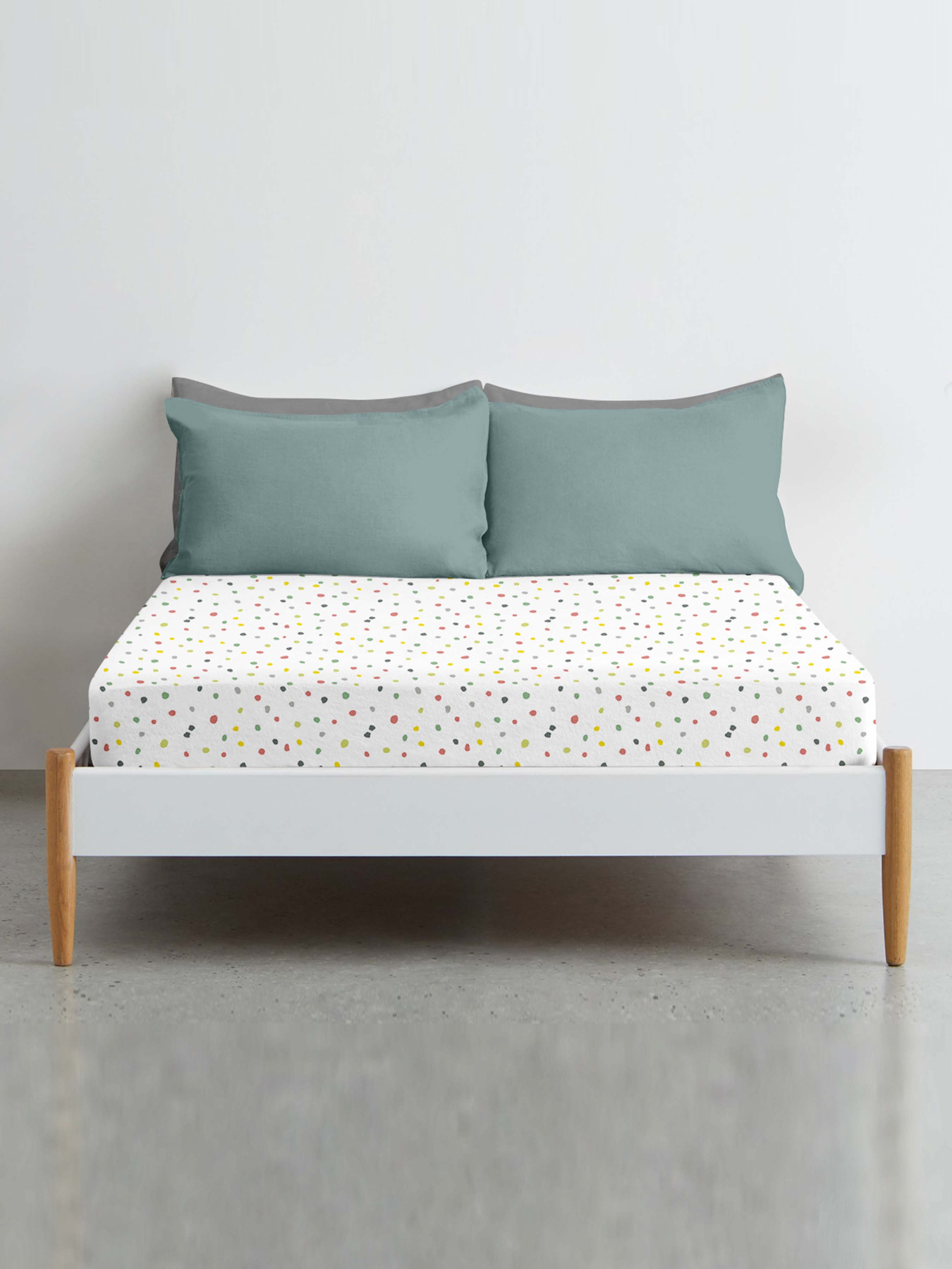 Простирадло на резинці ранфорс COLOR BLOTS Cosas модель ColorBlotsV3-6260_120 Фото