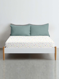 Простирадло на резинці ранфорс COLOR BLOTS Cosas модель ColorBlotsV3-6260_120 Фото