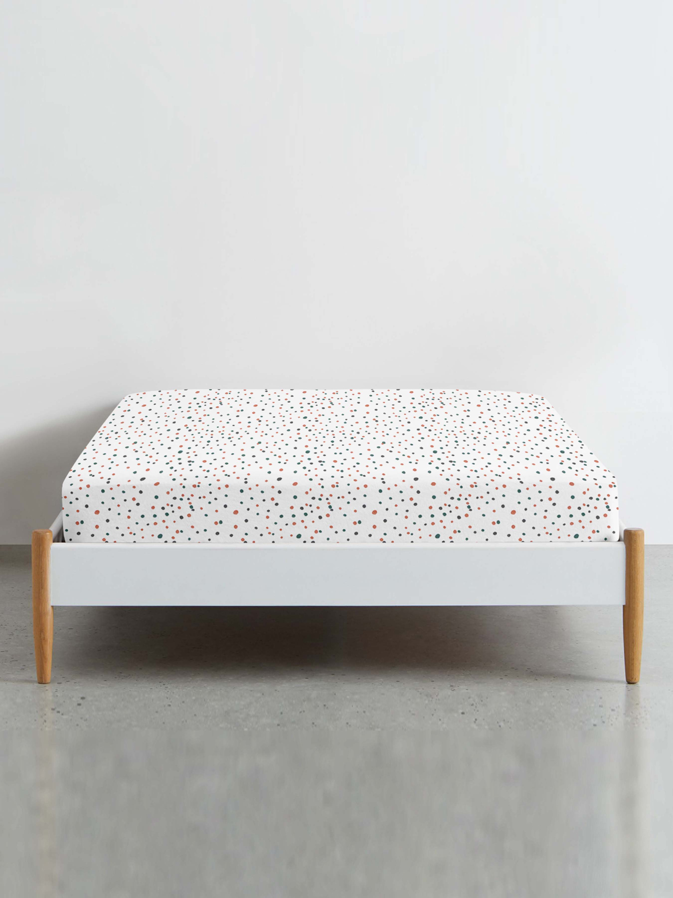 Простирадло на резинці ранфорс COLOR DOTS Cosas модель ColorBlotsV5_120 Фото