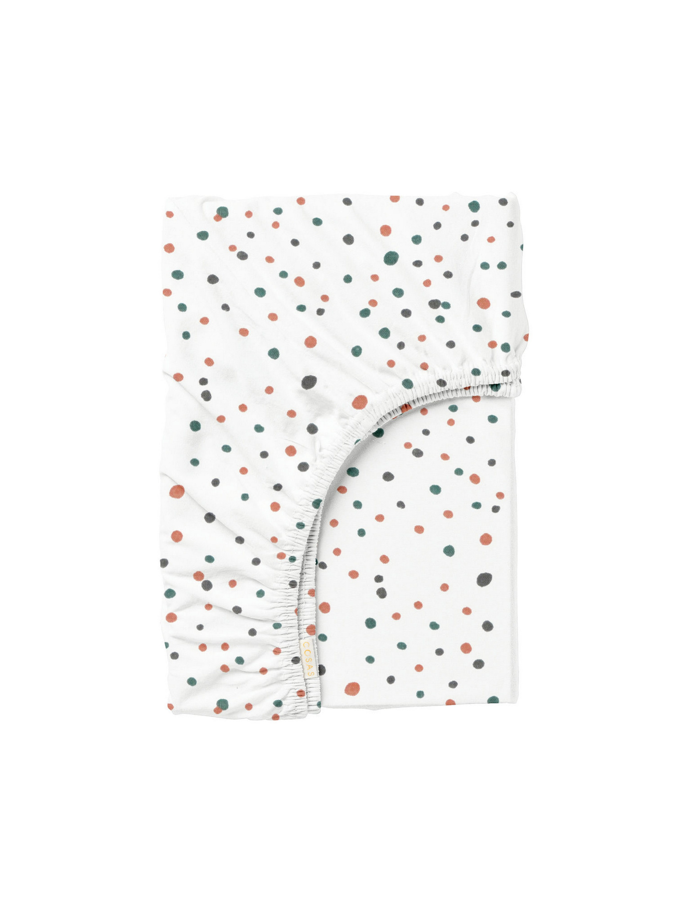 Простирадло на резинці ранфорс COLOR DOTS Cosas модель ColorBlotsV5_120 Фото