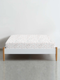 Простирадло на резинці ранфорс COLOR DOTS Cosas модель ColorBlotsV5_120 Фото