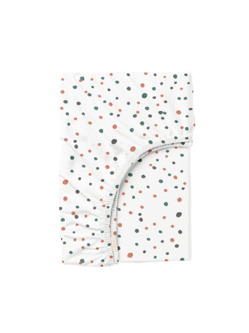 Простынь на резинке ранфорс COLOR DOTS Cosas модель ColorBlotsV5_120 Фото