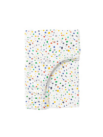 Простынь на резинке ранфорс DOTS Cosas модель ColorBlotsV6-6662_120 Фото