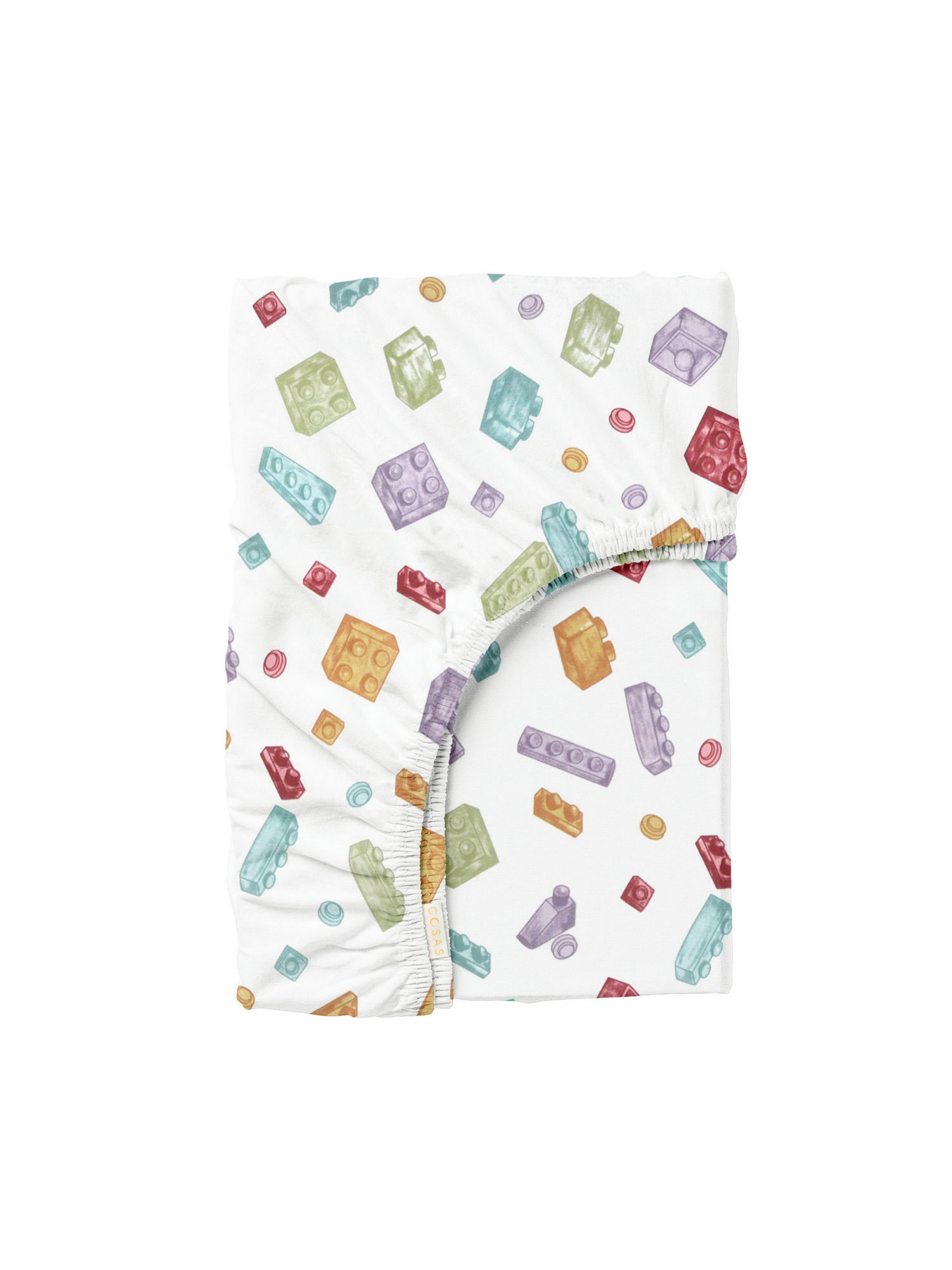 Простынь на резинке ранфорс CONSTRUCTOR Cosas модель ConstructorRoseViolet_120 Фото