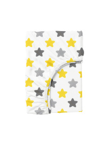 Простынь на резинке ранфорс COOKIES Cosas модель CookieYellowGrey_120 Фото