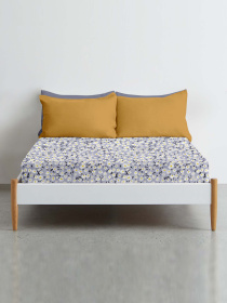 Простирадло на резинці ранфорс CHAMOMILE Cosas модель Daisy_120 Фото