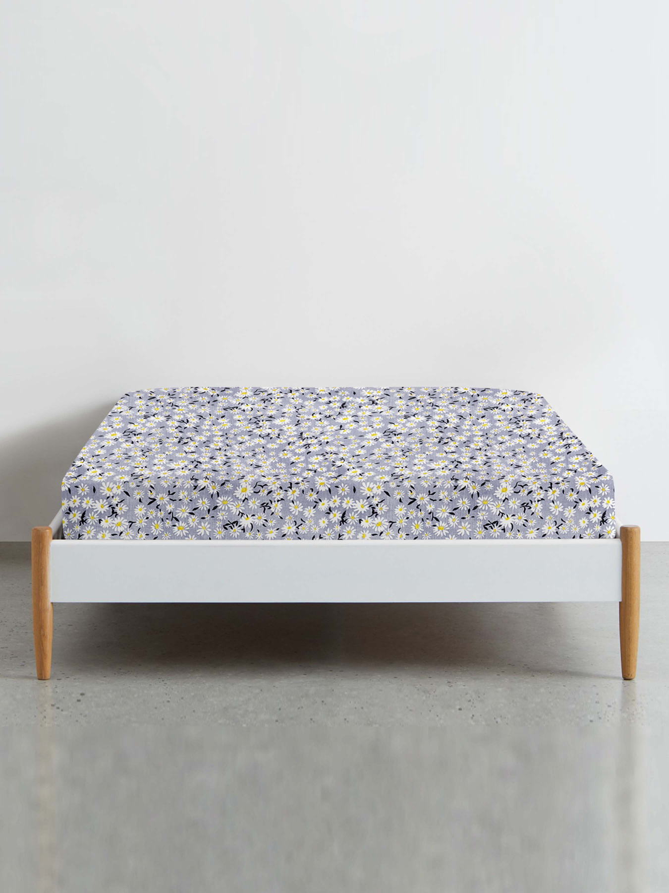 Простынь на резинке ранфорс CHAMOMILE Cosas модель Daisy_120 Фото