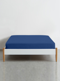 Простынь на резинке ранфорс DENIM Cosas модель Denim81_100x200x20 Фото