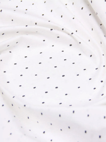 Простирадло на резинці ранфорс MINI DOTS Cosas модель DotsBlackWhite_120 Фото