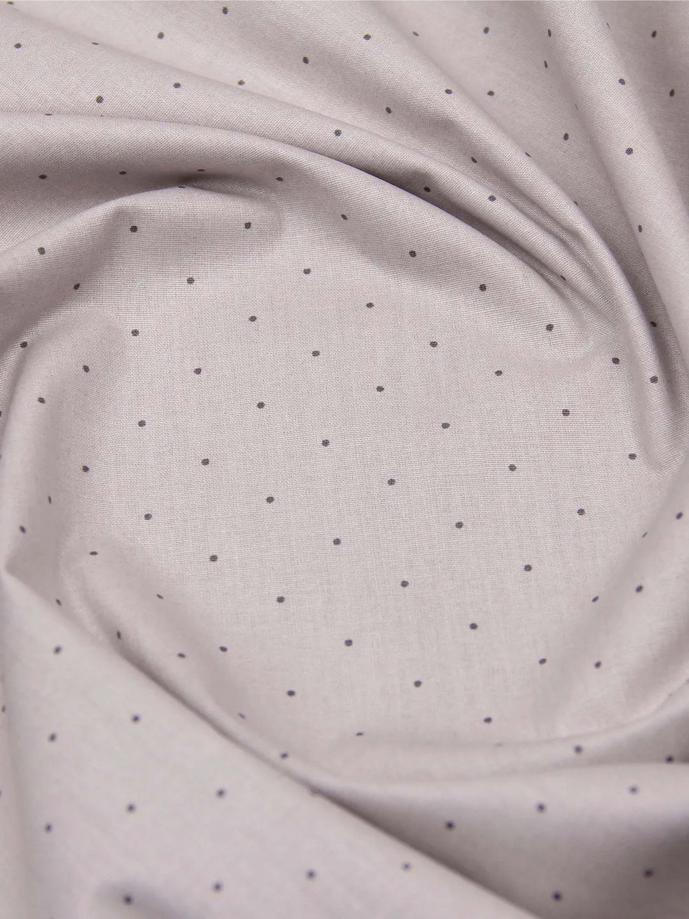 Простынь на резинке ранфорс MINI DOTS Cosas модель DotsGreyBeige_120 Фото