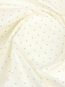 Простынь на резинке ранфорс MINI DOTS Cosas модель DotsGreyMilk_120 Фото