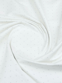 Простирадло на резинці ранфорс MINI DOTS Cosas модель DotsGreyMiniWhite_120 Фото